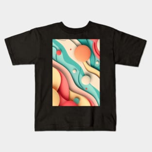 Color Swirl Harmony Kids T-Shirt